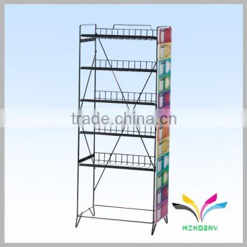 Hot sale custom fashion free standing metal display stand for mobile accessories