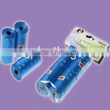 HDPE cheap plastic doggy bags with all size