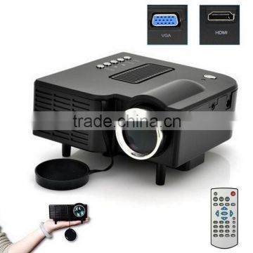 Mini projector LED Digital Video Game Projector Native320 X 240 HDMI VGA AV USB SD card input