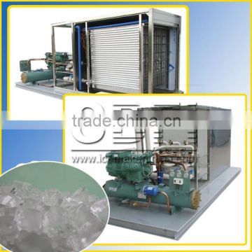 Large plate ice making machine to produce ice for fishery field in South America