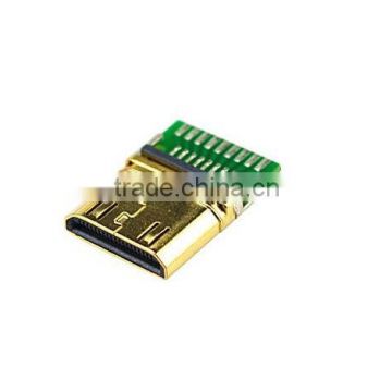 HDMI Connector A TYPE 19Pin 90 Degree female SMT