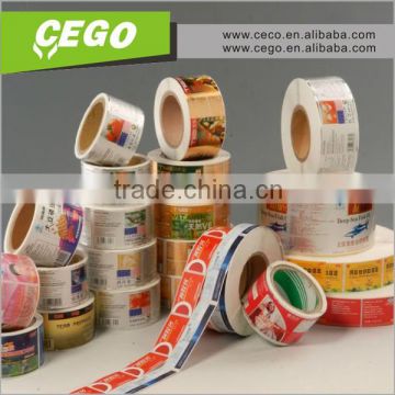 Factory wholeslae price label, food label, label paper from china