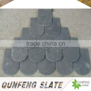 natural grey slate stone decorative material traditional Chinese roof tiles