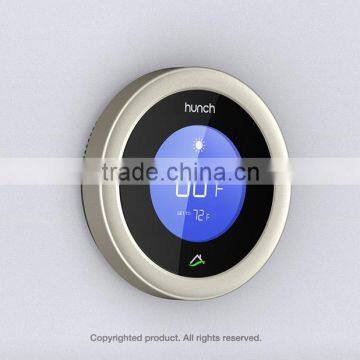 round plastic thermostat enclosure for wireless temperature controller, round case with abs