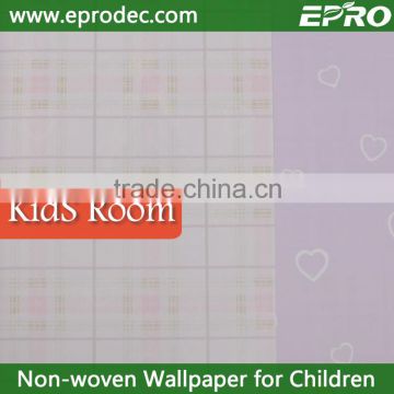 long service life non-woven material interior decoration Kids Wallpaper for room decoration