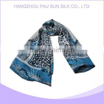 New style good quality low price custom digital print silk scarf