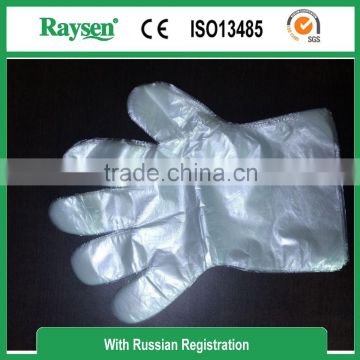 Plastic Working Glove For Food Grade