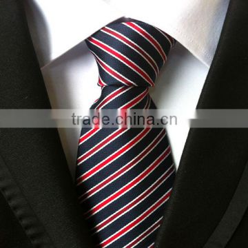 Striped Jacquard Woven Polyester Neckties