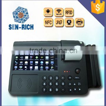(Tablet Android POS DP7000) Android POS Terminal with NFC,Wireless, Thermal Printer, PSAM Encryption