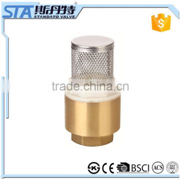 ART.4006 China Manufacturer High Quality Wafer Check Valve G Thread Standard Brass Check Valve With Filter Net Quick Connector