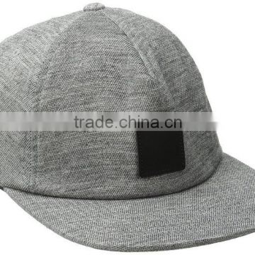 Wholesale mens snapback blank leather strap golf hats