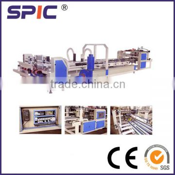Automatic high speed carton folding gluing machine in China