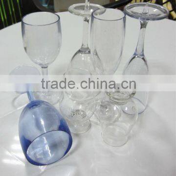 high quality good design high plastic a series of wine glass injection mould