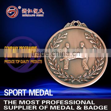 2015 hign quality custom sport medal/medal with ribbon