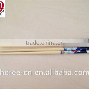 LFGB certificated food grade bamboo wooden painted chopsticks