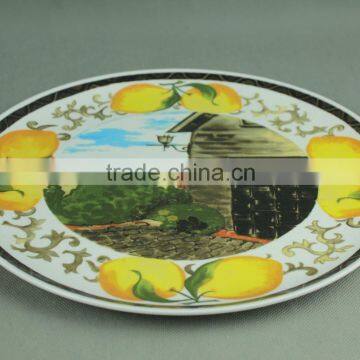 M1002D-0 11 inch melamine dinner plate