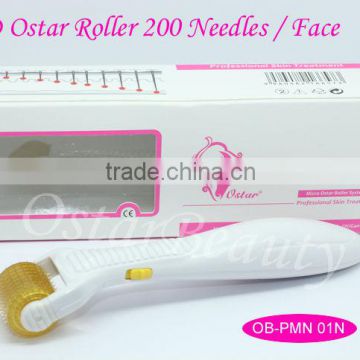 Titanium dermaroller face roller LED skin roller --(Ostar Roller Sale)
