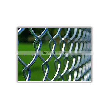 security pvc coated and galvanized chain link fence
