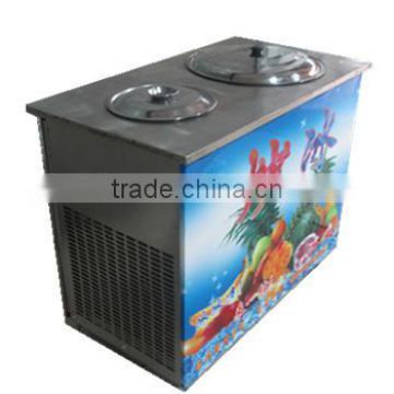 2014 high quality single pot fried ice machine for hot sale