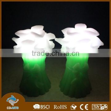 2015 Promotional color changing flameless led pillar candle