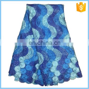 Top quality good design cord embroidery african guipure lace fabric with pearl H15111033