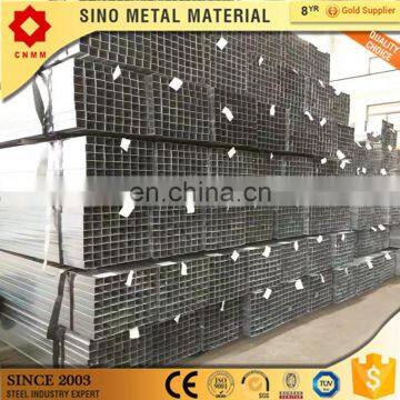 zinc coated 1 inch dia 3.25mm thick pre gi tube thin wall pre-galvanized square steel pipe price