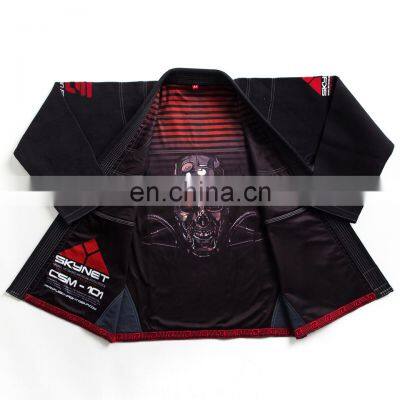 Hot Sale Polyester Cotton Breathable Jiu Jitsu Gi Wear Martial Art Kimono Bjj Jiu Jitsu Uniforms