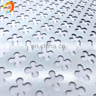 Plum hole decorative mesh wall stainless steel perforated wall panels