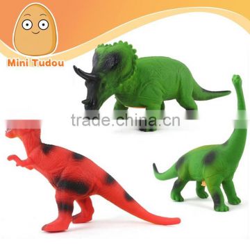 Popular animal educational VINYL plastic dinosaur toys with sound MT900047