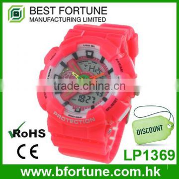 LP1369 China factory lcd display 2016 cheap custom logo watches