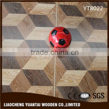 12.3 mm parquet HDF european white oak laminate flooring