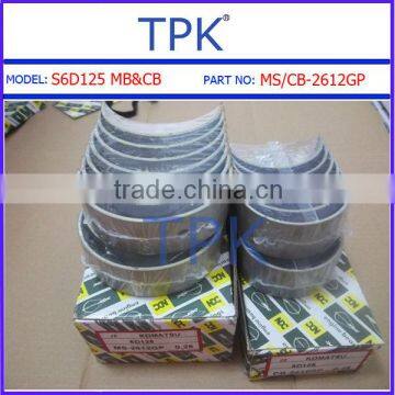 Komatsu 6D125,S6D125,SA6D125,SAA6D125E, engine bearing, main bearing, con rod bearing