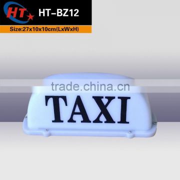 Waterproof DC 12v taxi roof sign advertising box
