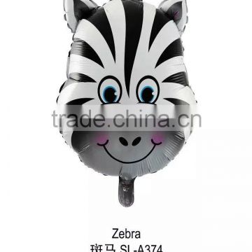 animal head shape helium balloon