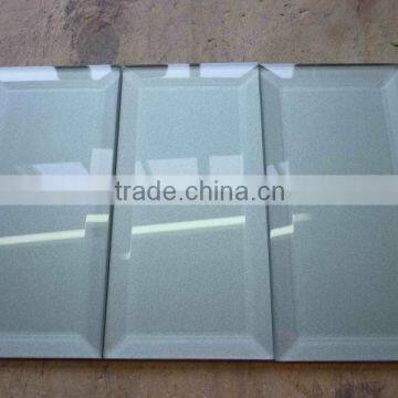 100 x 200 silver Bevel Glass Tile