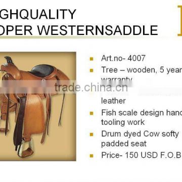 High quality western saddle