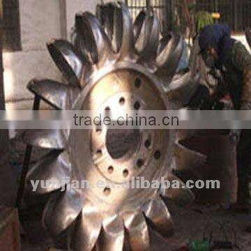 Pelton water turbine for hydro electric power plant 2000KW generator