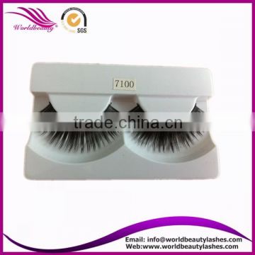 Quick delivery wholesale price synthetic hair natural eyelashes