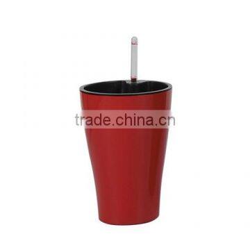 Don't miss it !self-watering stoving finish cylindrical flower pot