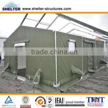 760g/sqm Roof Green Color Used Military Tent 6X18M