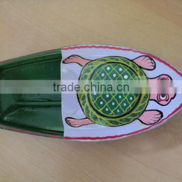 pop pop boats hand painted turtle