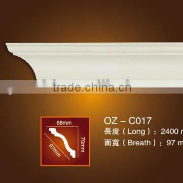 High desity PU crown mouldings for interior & E