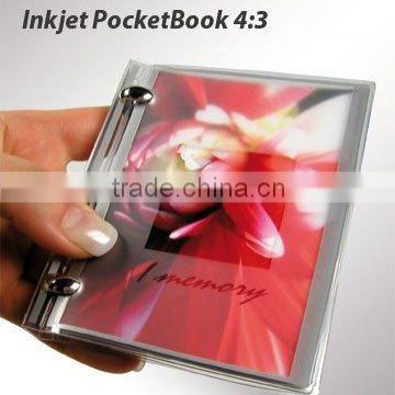 promotion photo gift memory album 4:3 only make by hands,no machine just need software to design with home printers