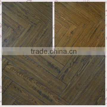 12mm rustic color high durability herringbone laminate wood flooring