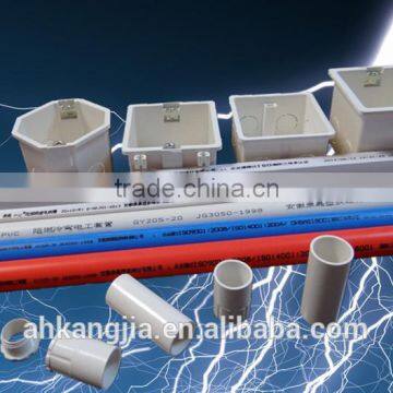 pvc white plastic electrical conduit from china supplier