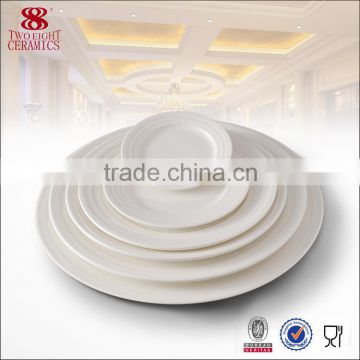 white ceramic serving dishes , restaurant stoneware plates dishes