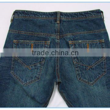 customized european fashion design huansheng brand man jeans