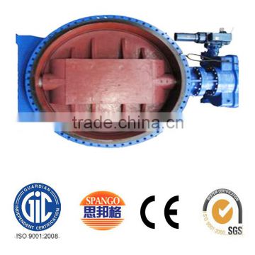 High Quality Double Flange Concentric wafer butterfly valves with pneumatic actuator