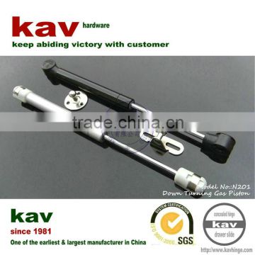 kav brand down turning hydraulic gas strut for wall cabinet