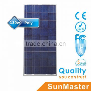 SunMaster 130w Poly Solar Panel SM130P